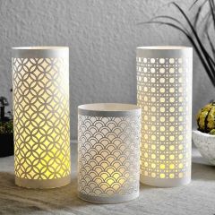 DL Windlichter - Datei geometrische Muster ME