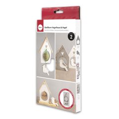 Silikon Gießform Vogelhaus + Vogel