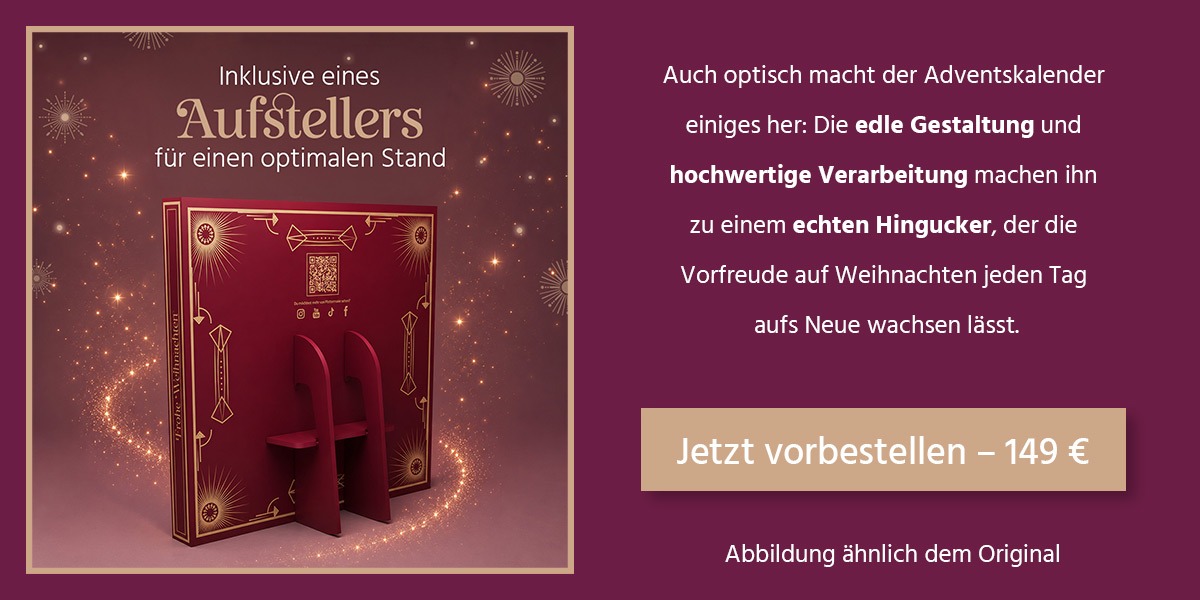 Adventskalender vorbestellen für 149 Euro